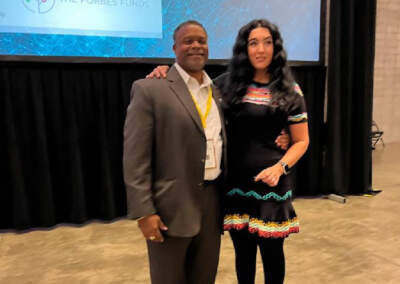 Fred Brown with Gisele Fetterman at the 2023 GPNP Summit