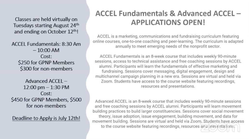 Slide for ACCEL Program 