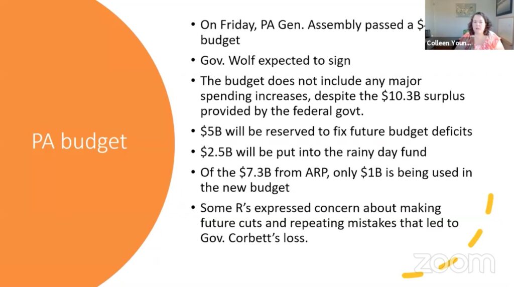 PA Budget slide.