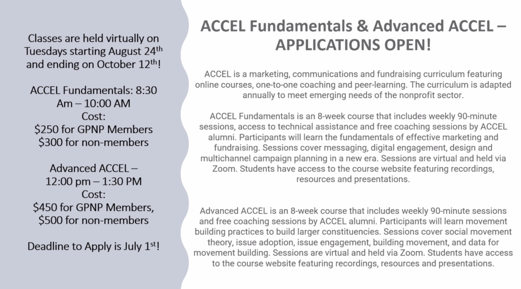 ACCEL Fundamentals and Advanced ACCEL Application slide. 