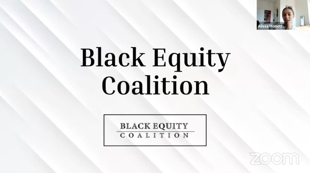 Black Equity Coalition Slide 