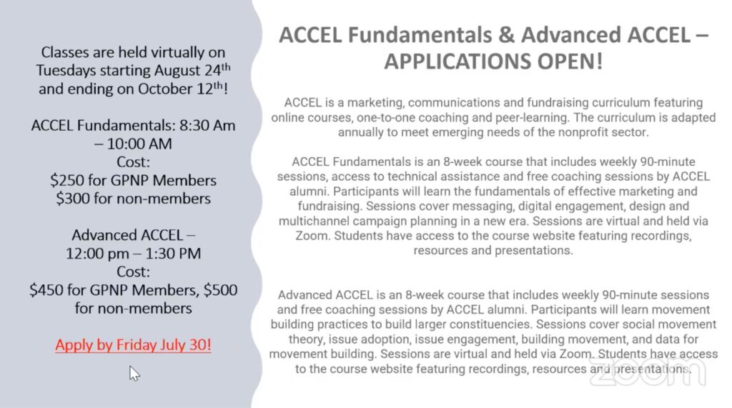 Academy for Cause and Community Engagement Leadership (ACCEL)