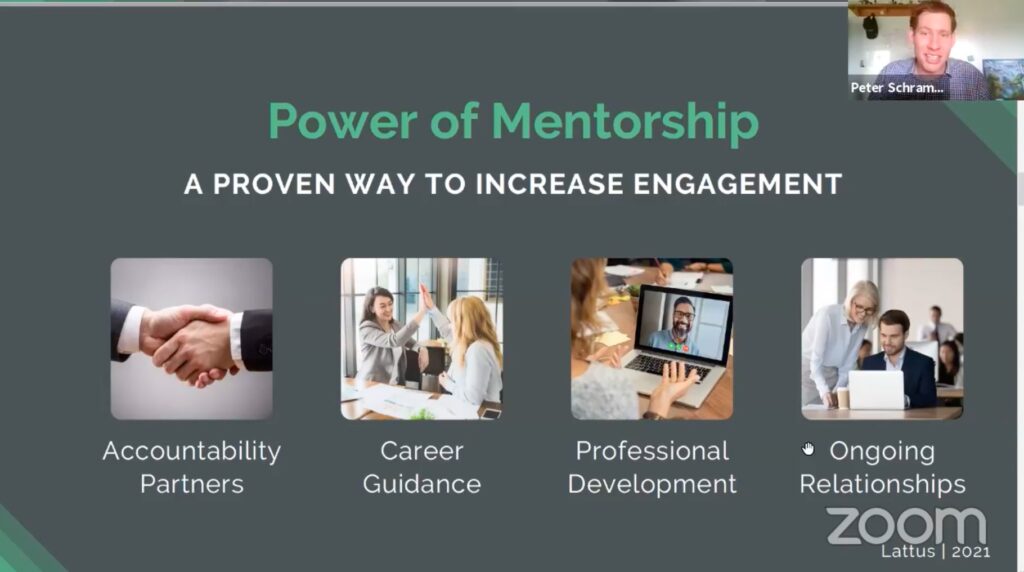 The power of mentorship slide 