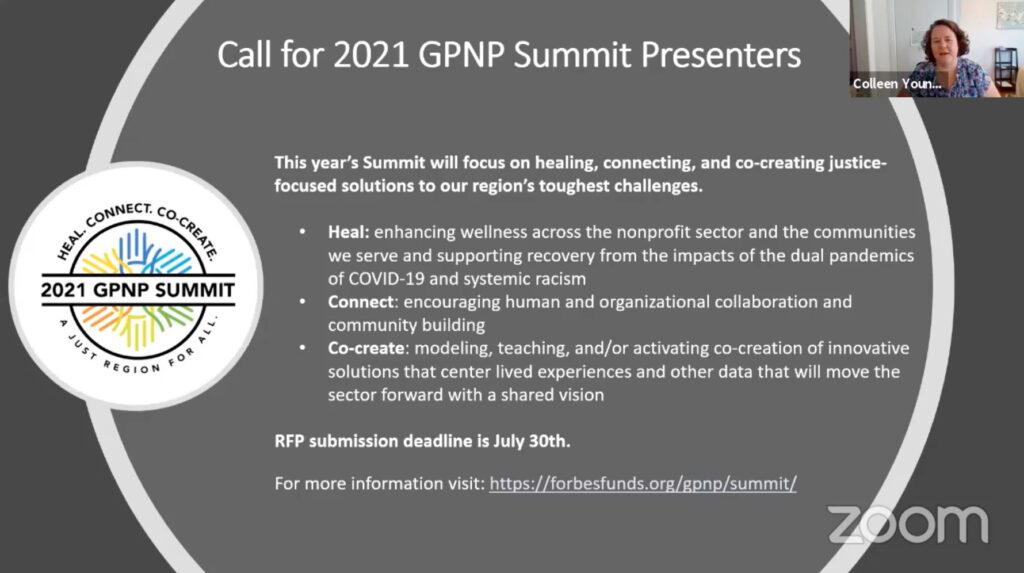 2021 GPNP Summit call for speakers and presenters