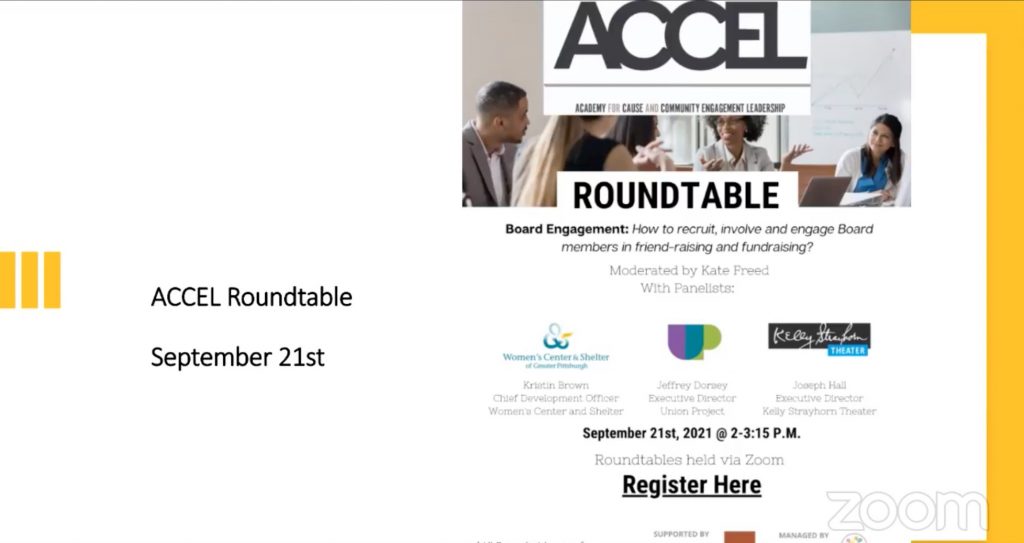 ACCEL Roundtable Slide