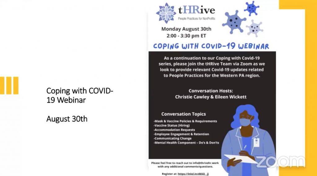 tHRive Covid-19 Webinar Slide 